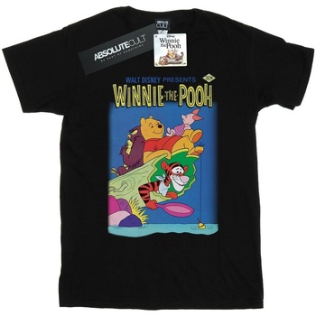 Vêtements Fille T-shirts manches longues Disney Winnie The Pooh Poster Noir