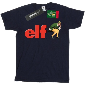 Vêtements Garçon T-shirts manches courtes Elf Crouching Logo Bleu