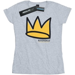 Vêtements Femme T-shirts manches longues Riverdale Jughead Hat Logo Gris