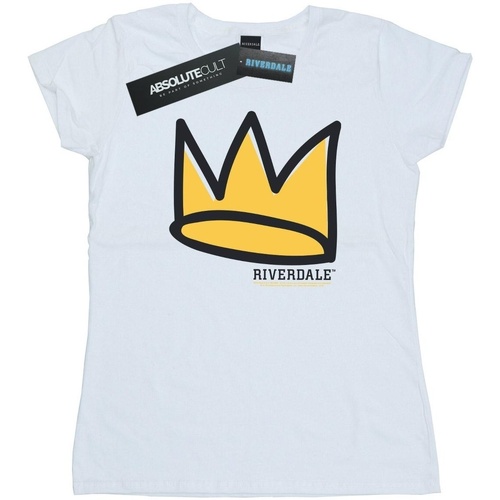Vêtements Femme T-shirts manches longues Riverdale Jughead Hat Logo Blanc