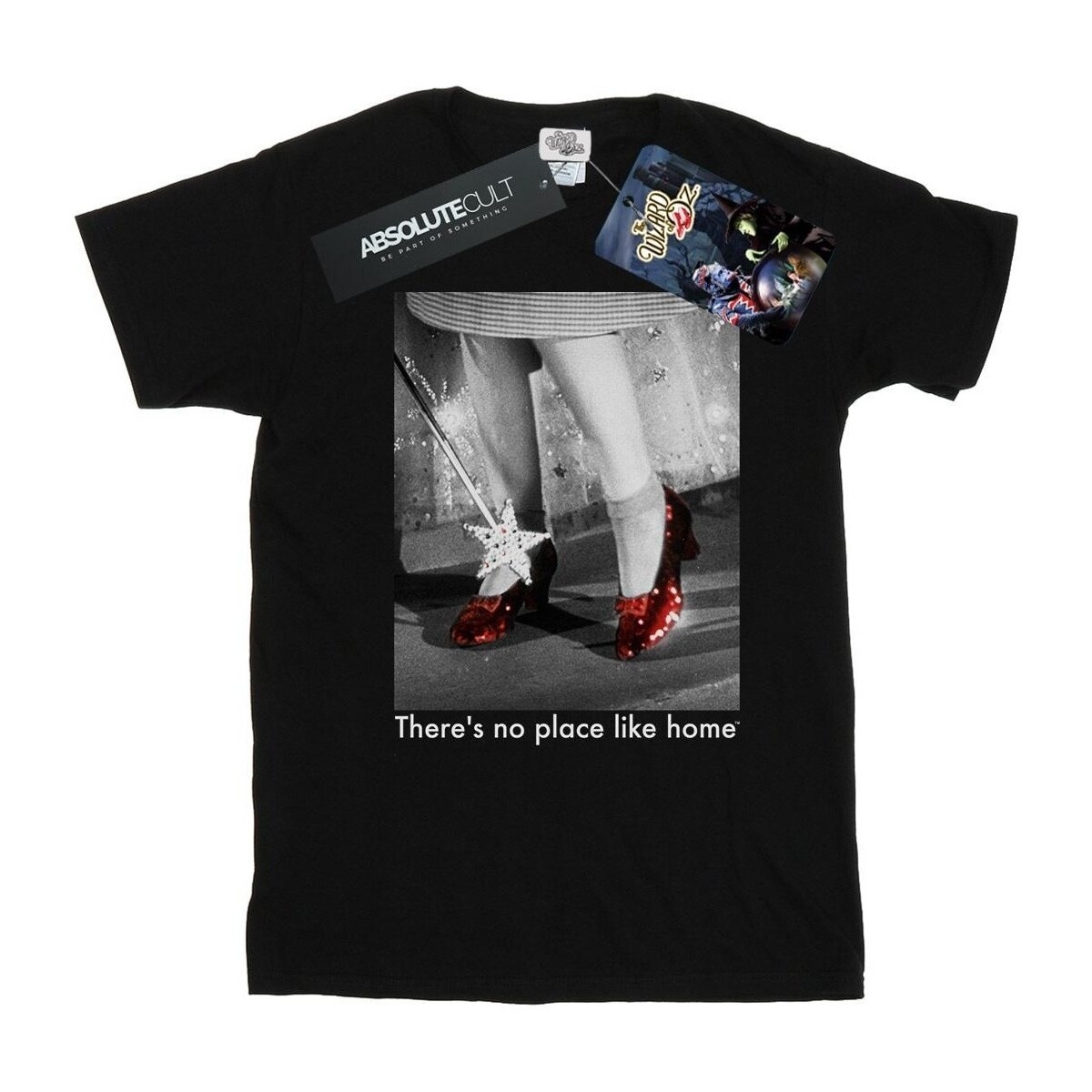 Vêtements Fille T-shirts manches longues The Wizard Of Oz Ruby Slippers Photo Noir