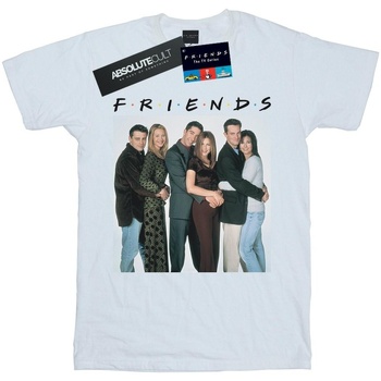 Vêtements Garçon T-shirts manches courtes Friends Group Photo Hugs Blanc