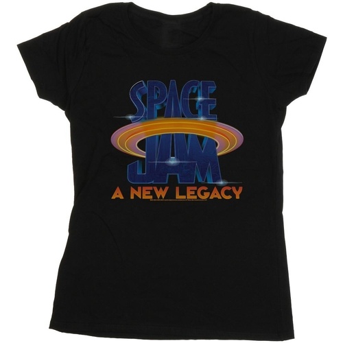 Vêtements Femme T-shirts manches longues Space Jam: A New Legacy Movie Logo Noir