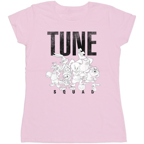 Vêtements Femme T-shirts manches longues Space Jam: A New Legacy Tune Squad Group Rouge