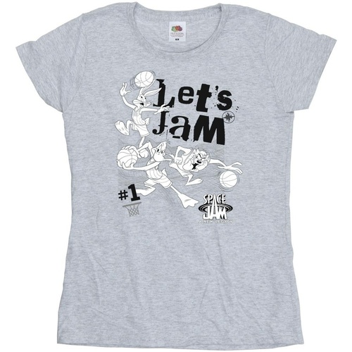 Vêtements Femme T-shirts manches longues Space Jam: A New Legacy Let's Jam Gris