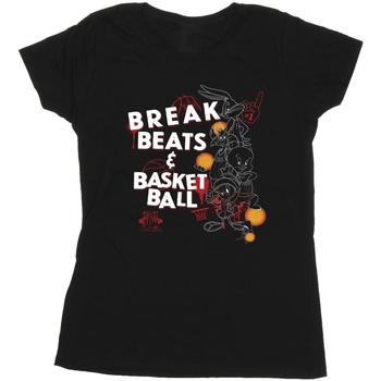 Vêtements Femme T-shirts manches longues Space Jam: A New Legacy Break Beats & Basketball Noir