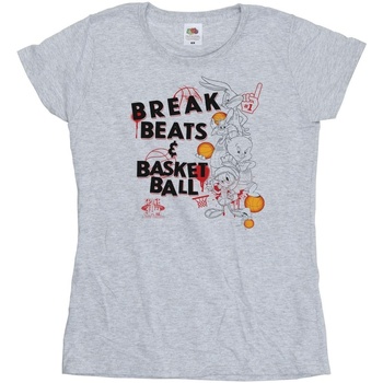 Vêtements Femme T-shirts manches longues Space Jam: A New Legacy Break Beats & Basketball Gris
