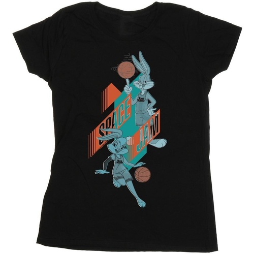 Vêtements Femme T-shirts manches longues Space Jam: A New Legacy Bugs And Lola Balling Noir