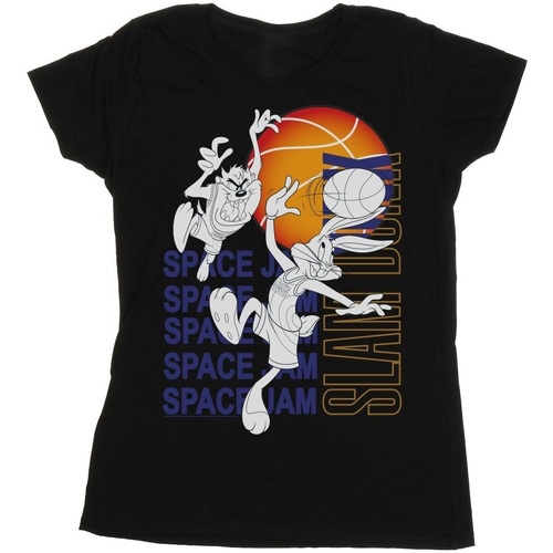 Vêtements Femme T-shirts manches longues Space Jam: A New Legacy Slam Dunk Alt Noir