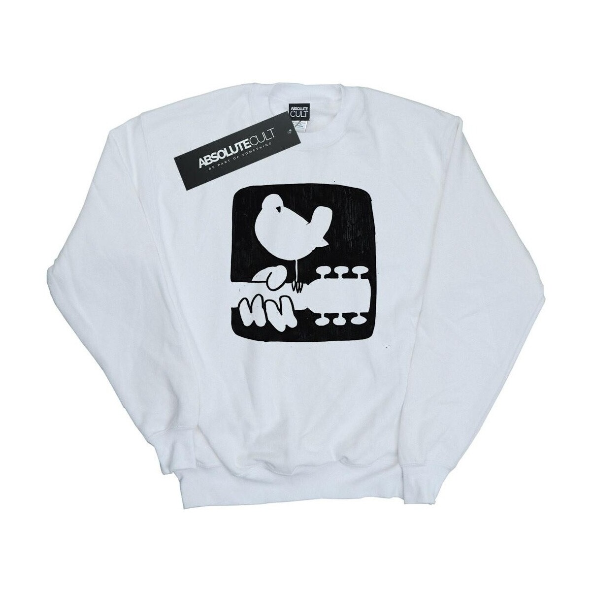 Vêtements Garçon Sweats Woodstock Guitar Logo Blanc