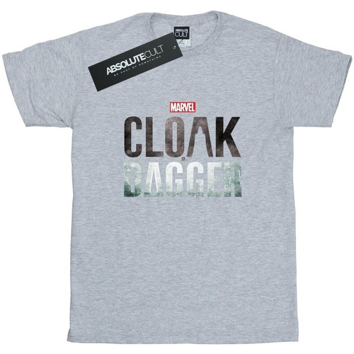 Vêtements Fille T-shirts manches longues Marvel Cloak And Dagger Logo Gris