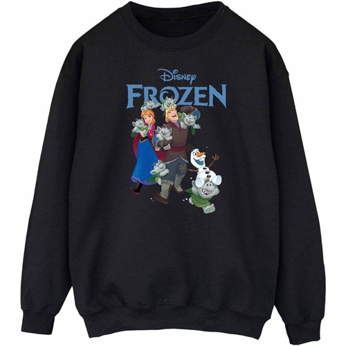 Vêtements Femme Sweats Disney Frozen Happy Trolls Noir