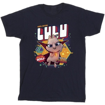 Vêtements Fille T-shirts manches longues Dc Comics DC League Of Super-Pets Lulu Evil Genius Bleu