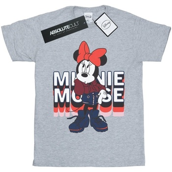 Vêtements Garçon T-shirts manches courtes Disney Minnie Mouse In Hoodie Gris