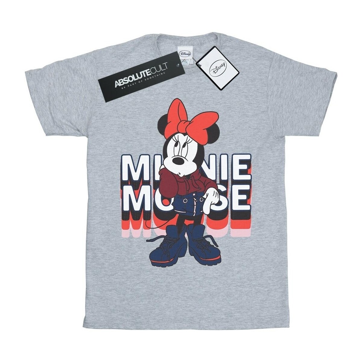 Vêtements Garçon T-shirts manches courtes Disney Minnie Mouse In Hoodie Gris