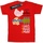 Vêtements Garçon T-shirts manches courtes Woodstock Festival Poster Rouge