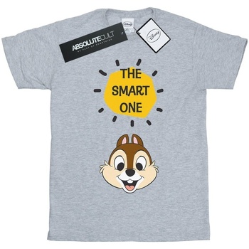 Vêtements Fille T-shirts manches longues Disney Chip N Dale The Smart One Gris