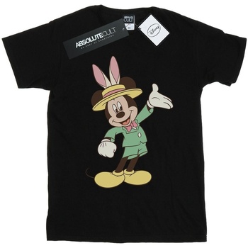 Vêtements Fille T-shirts manches longues Disney Mickey Mouse Easter Bunny Noir