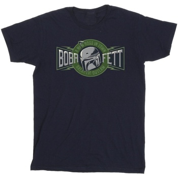 Vêtements Garçon T-shirts manches courtes Star Wars: The Book Of Boba Fett New Outlaw Boss Bleu