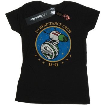 Vêtements Femme T-shirts manches longues Star Wars: The Rise Of Skywalker D-O First Resistance Crew Noir
