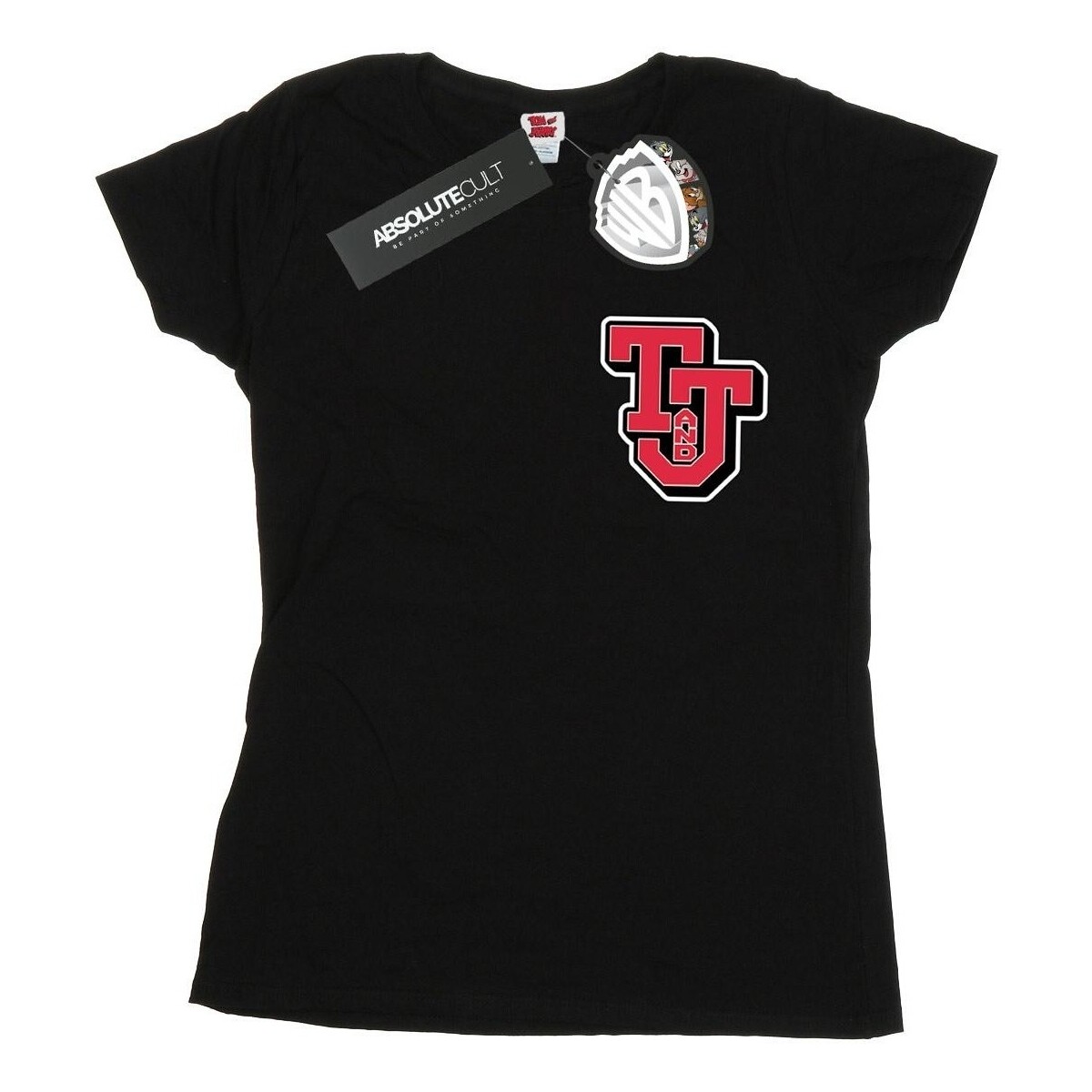 Vêtements Femme T-shirts manches longues Dessins Animés Collegiate Logo Noir