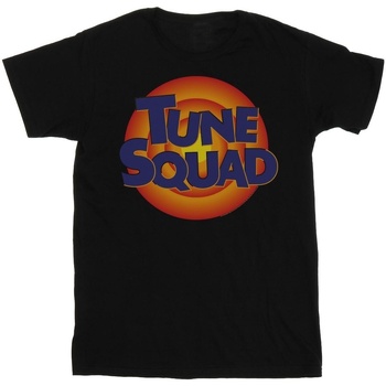 Vêtements Garçon T-shirts manches courtes Space Jam: A New Legacy Tune Squad Logo Noir