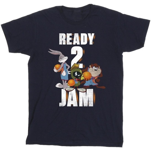 Vêtements Garçon T-shirts manches courtes Space Jam: A New Legacy Ready 2 Jam Bleu