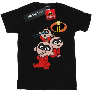 Vêtements Fille T-shirts manches longues Disney The Incredibles Jak Jak Noir