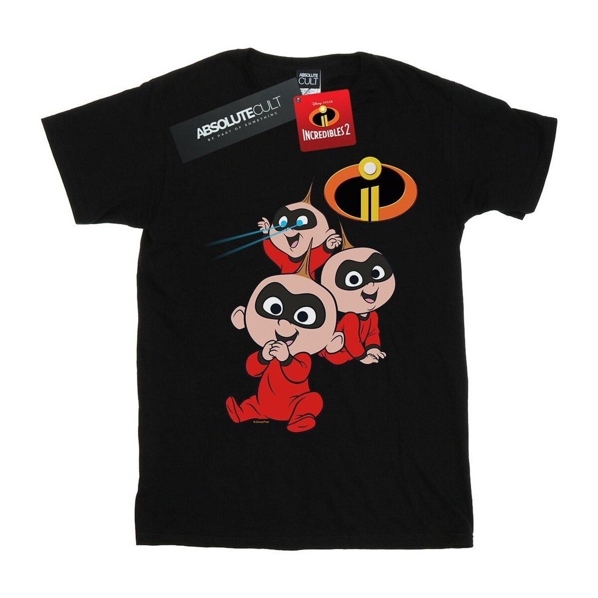 Vêtements Fille T-shirts manches longues Disney The Incredibles Jak Jak Noir