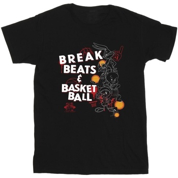 Vêtements Garçon T-shirts manches courtes Space Jam: A New Legacy Break Beats & Basketball Noir
