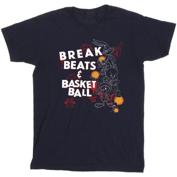 Vêtements Garçon T-shirts manches courtes Space Jam: A New Legacy Break Beats & Basketball Bleu