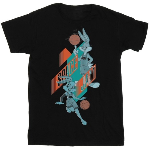 Vêtements Garçon T-shirts manches courtes Space Jam: A New Legacy Bugs And Lola Balling Noir