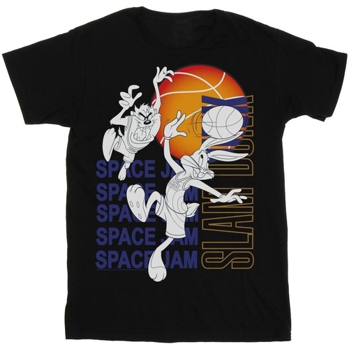 Vêtements Garçon T-shirts manches courtes Space Jam: A New Legacy Slam Dunk Alt Noir