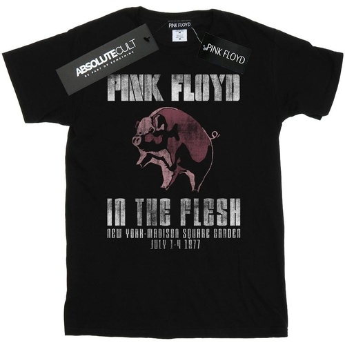 Vêtements Fille T-shirts manches longues Pink Floyd In The Flesh Noir