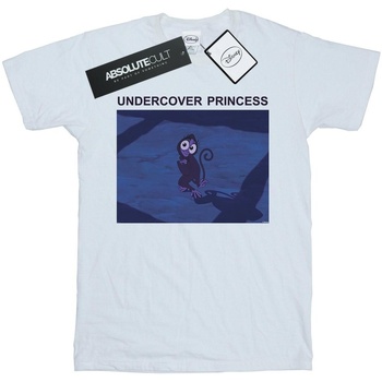 Vêtements Fille T-shirts manches longues Disney Aladdin Undercover Princess Blanc