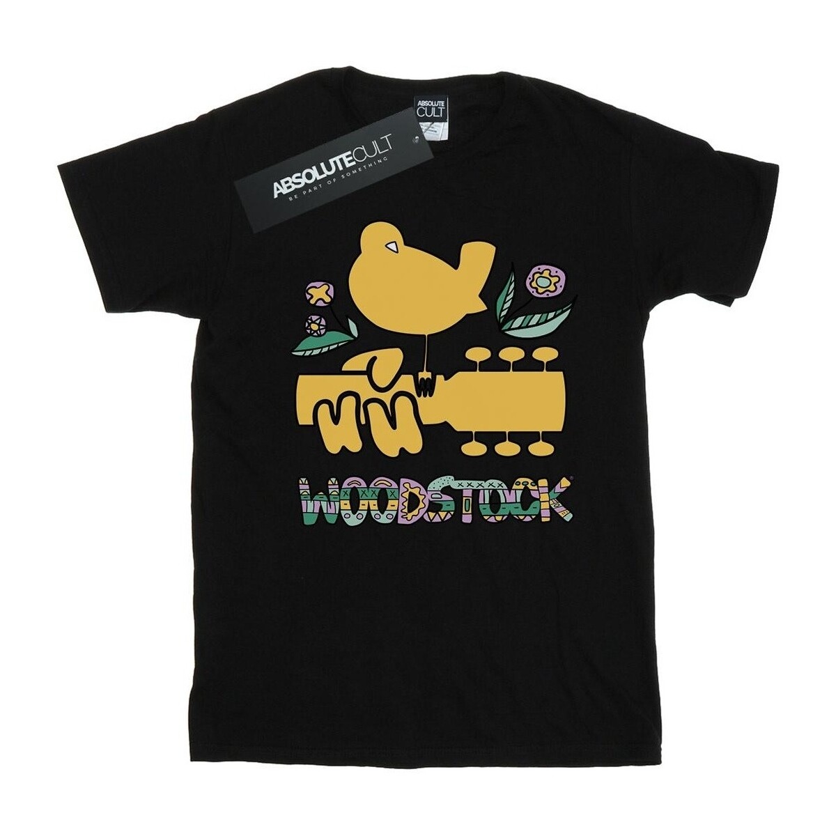 Vêtements Fille T-shirts manches longues Woodstock Bird Aztec Pattern Noir