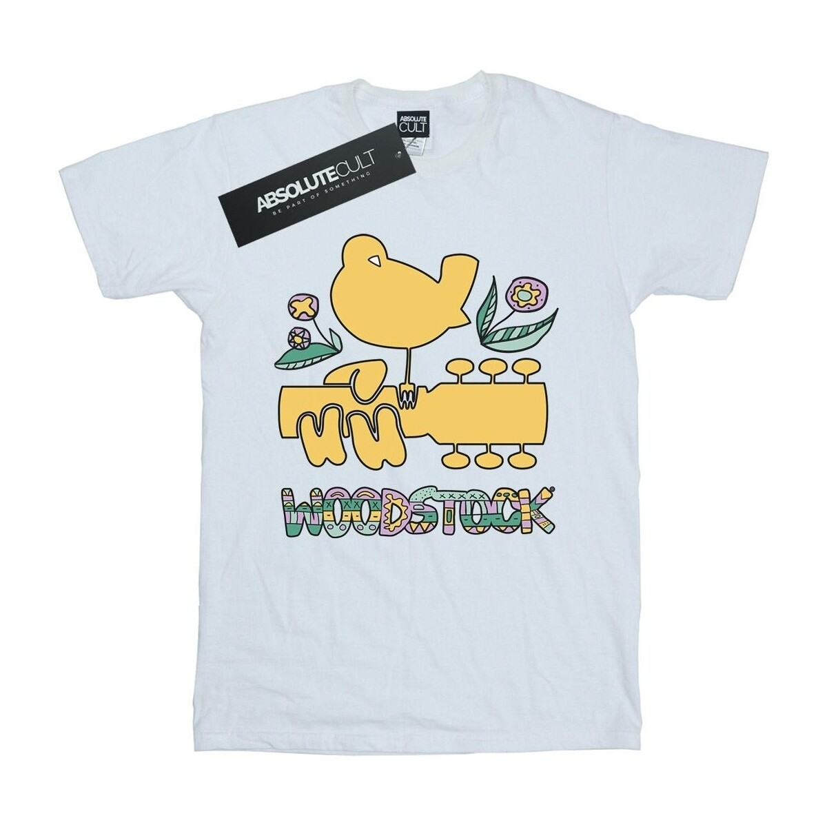 Vêtements Fille T-shirts manches longues Woodstock Bird Aztec Pattern Blanc