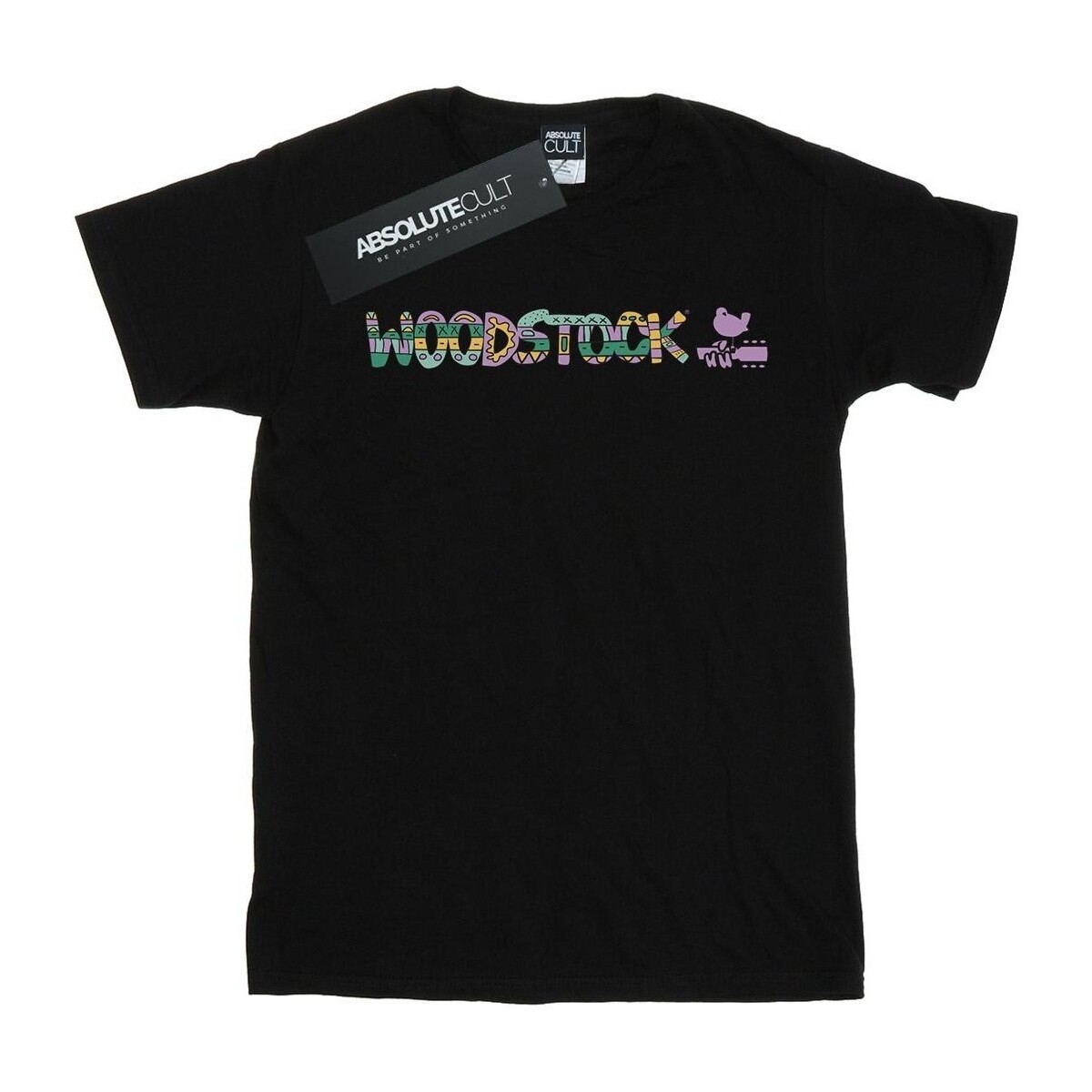 Vêtements Fille T-shirts manches longues Woodstock Aztec Logo Noir