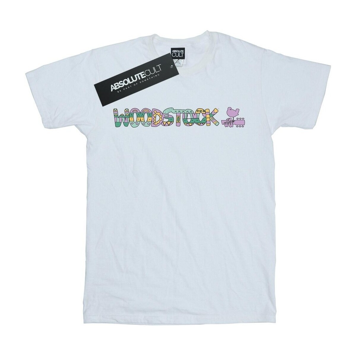 Vêtements Fille T-shirts manches longues Woodstock Aztec Logo Blanc