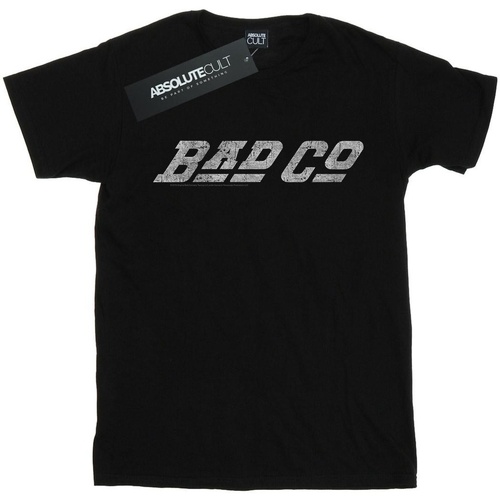Vêtements Fille T-shirts manches longues Bad Company Straight Logo Noir