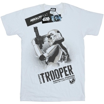 Vêtements Garçon T-shirts manches courtes Disney Stormtrooper Imperial Forces Blanc
