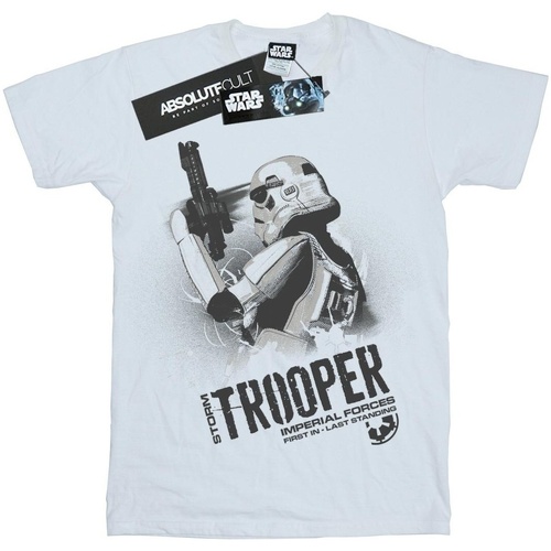Vêtements Garçon T-shirts & Polos Disney Stormtrooper Imperial Forces Blanc