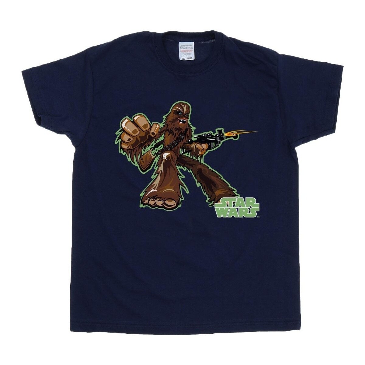 Vêtements Garçon T-shirts manches courtes Disney Chewbacca Character Bleu