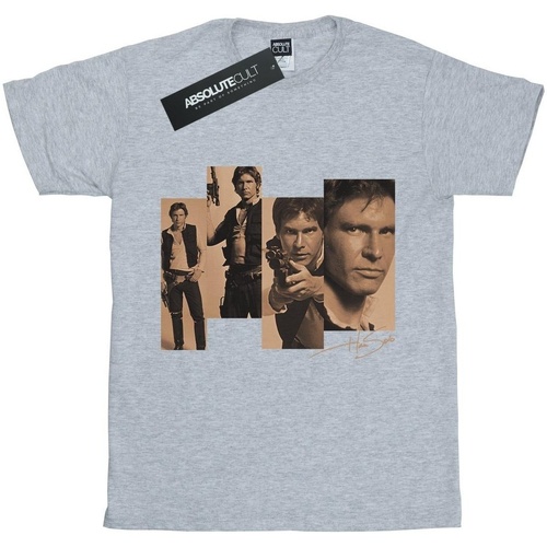 Vêtements Garçon T-shirts manches courtes Disney Han Solo Photoshoot Gris
