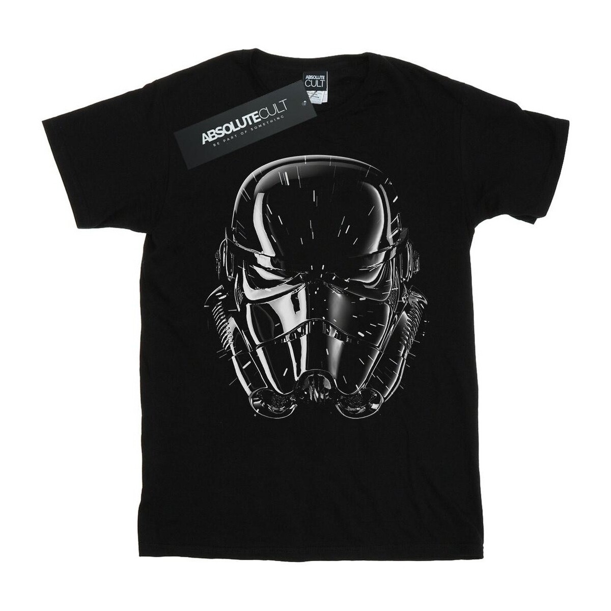 Vêtements Garçon T-shirts manches courtes Disney Stormtrooper Hyper Drive Helmet Noir