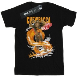 Vêtements Garçon T-shirts manches courtes Disney Chewbacca Gigantic Noir