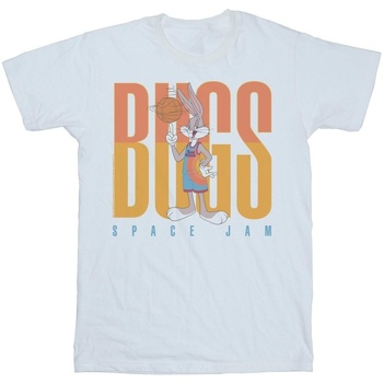 Vêtements Fille T-shirts manches longues Space Jam: A New Legacy Bugs Bunny Basketball Spin Blanc