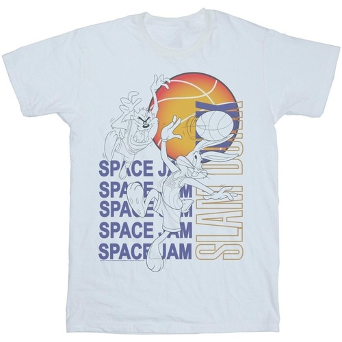 Vêtements Fille T-shirts manches longues Space Jam: A New Legacy Slam Dunk Alt Blanc