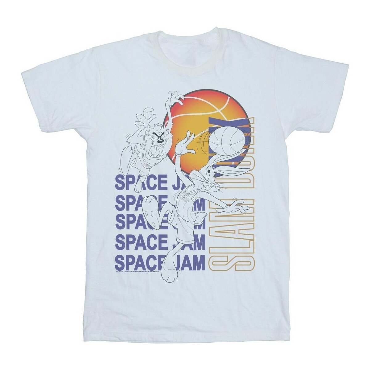 Vêtements Fille T-shirts manches longues Space Jam: A New Legacy Slam Dunk Alt Blanc