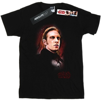 Vêtements Garçon T-shirts manches courtes Disney The Last Jedi General Hux Brushed Noir